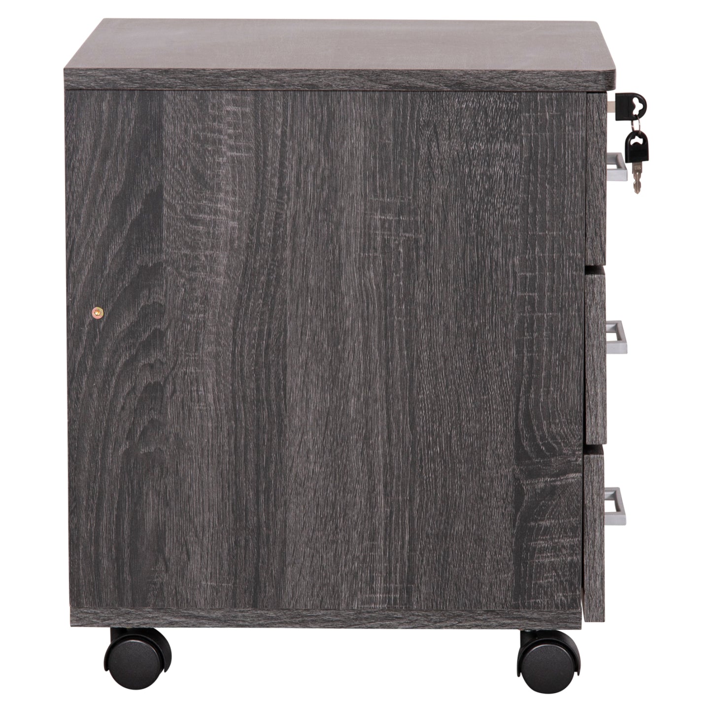 HAYDEN OFFICE DRAWER UNIT IN CHARCOAL 39.5x40x46.5