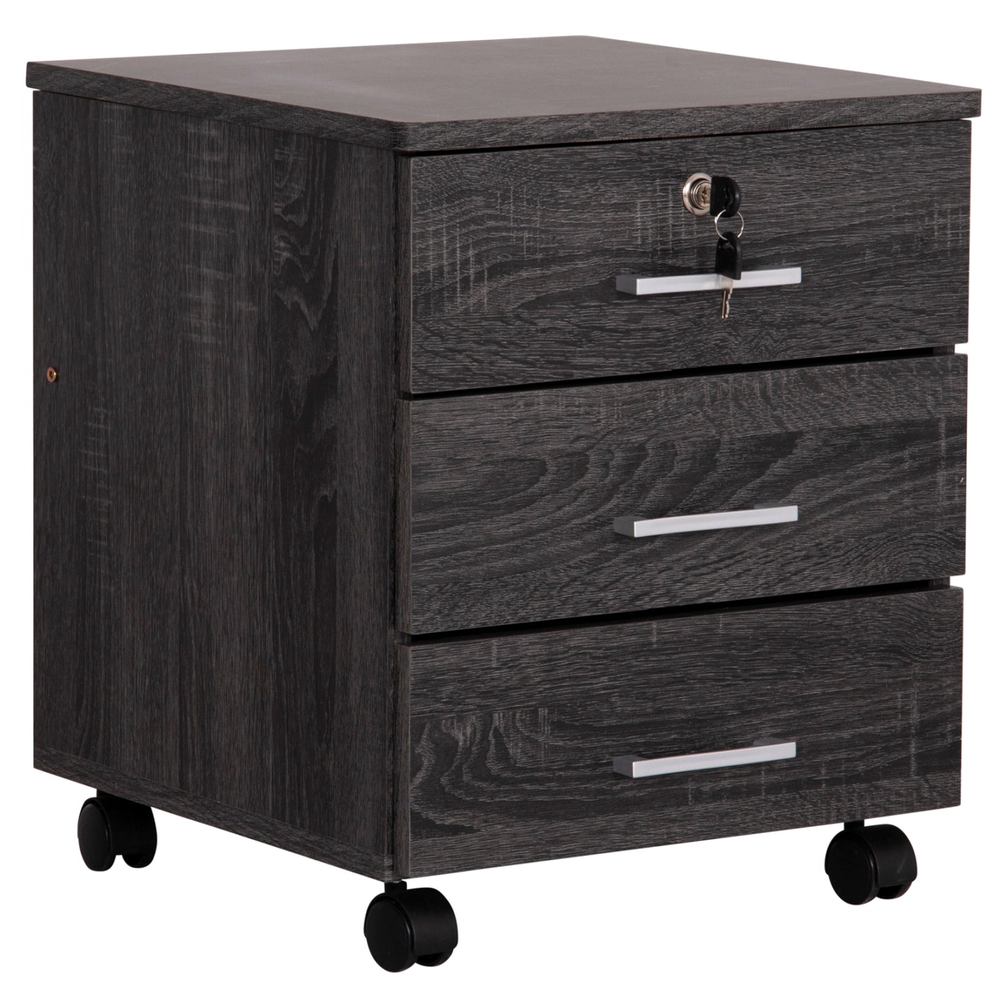 HAYDEN OFFICE DRAWER UNIT IN CHARCOAL 39.5x40x46.5