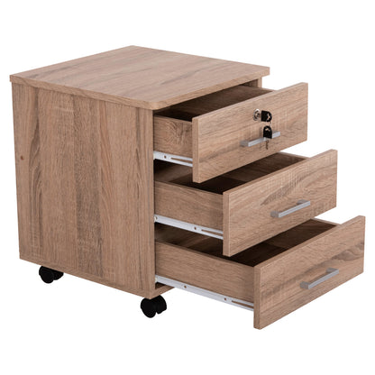 HAYDEN OFFICE DRAWER UNIT IN SONOMA COLOR 39.5x40x46.5