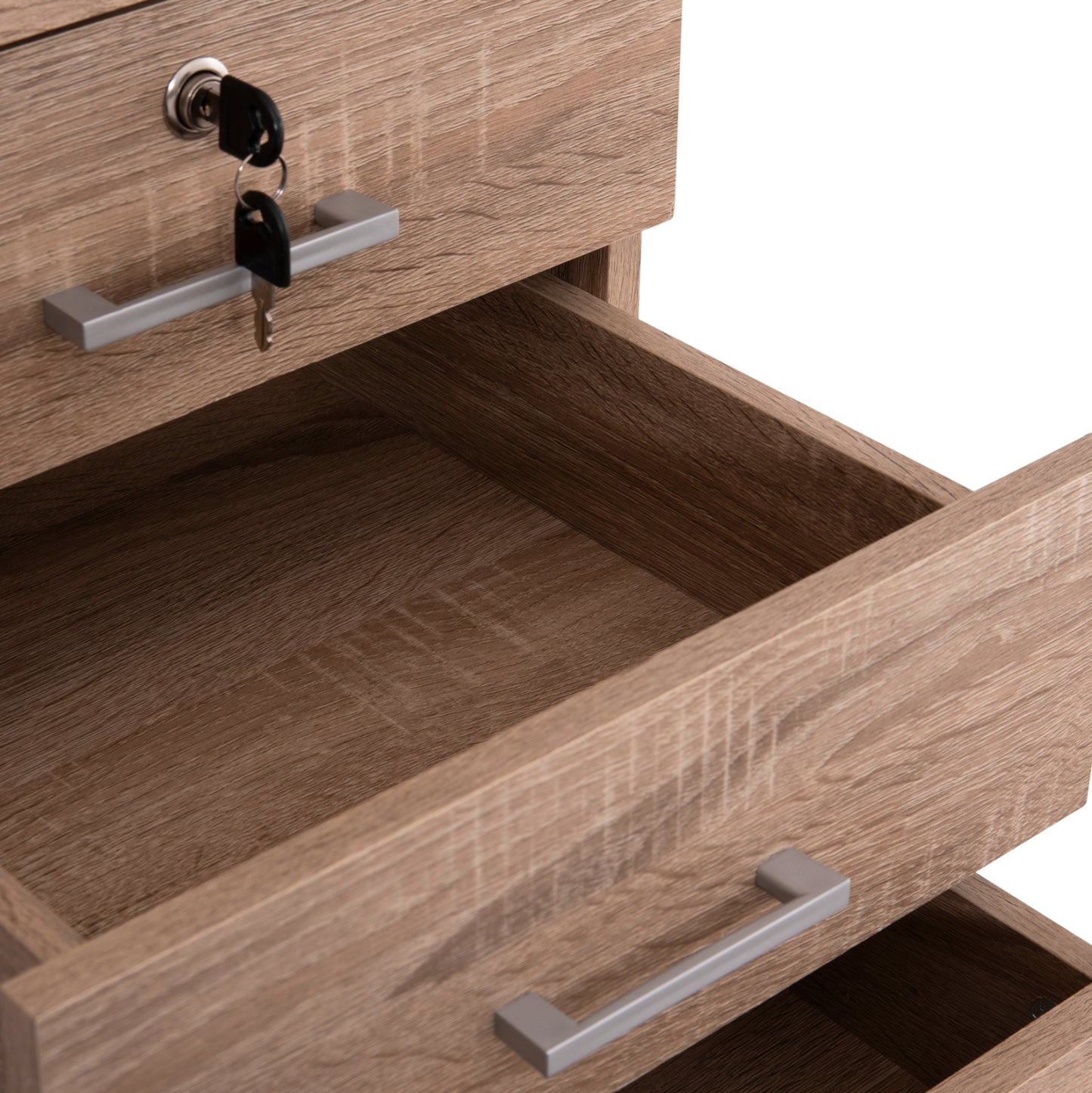 HAYDEN OFFICE DRAWER UNIT IN SONOMA COLOR 39.5x40x46.5