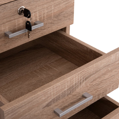 HAYDEN OFFICE DRAWER UNIT IN SONOMA COLOR 39.5x40x46.5