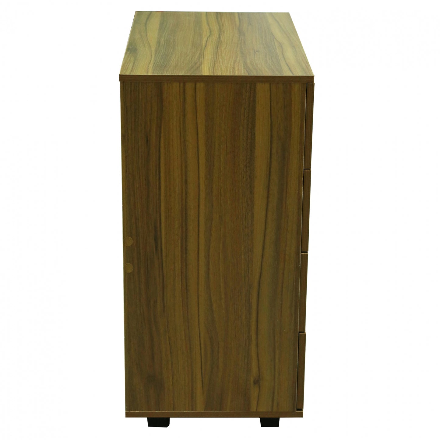 THORG MELAMINE CHEST OF DRAWERS WITH 4 DRAWERS WALNUT 80x40x83