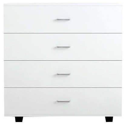 THORG MELAMINE CHEST OF DRAWERS WITH 4 DRAWERS WHITE 80x40x83