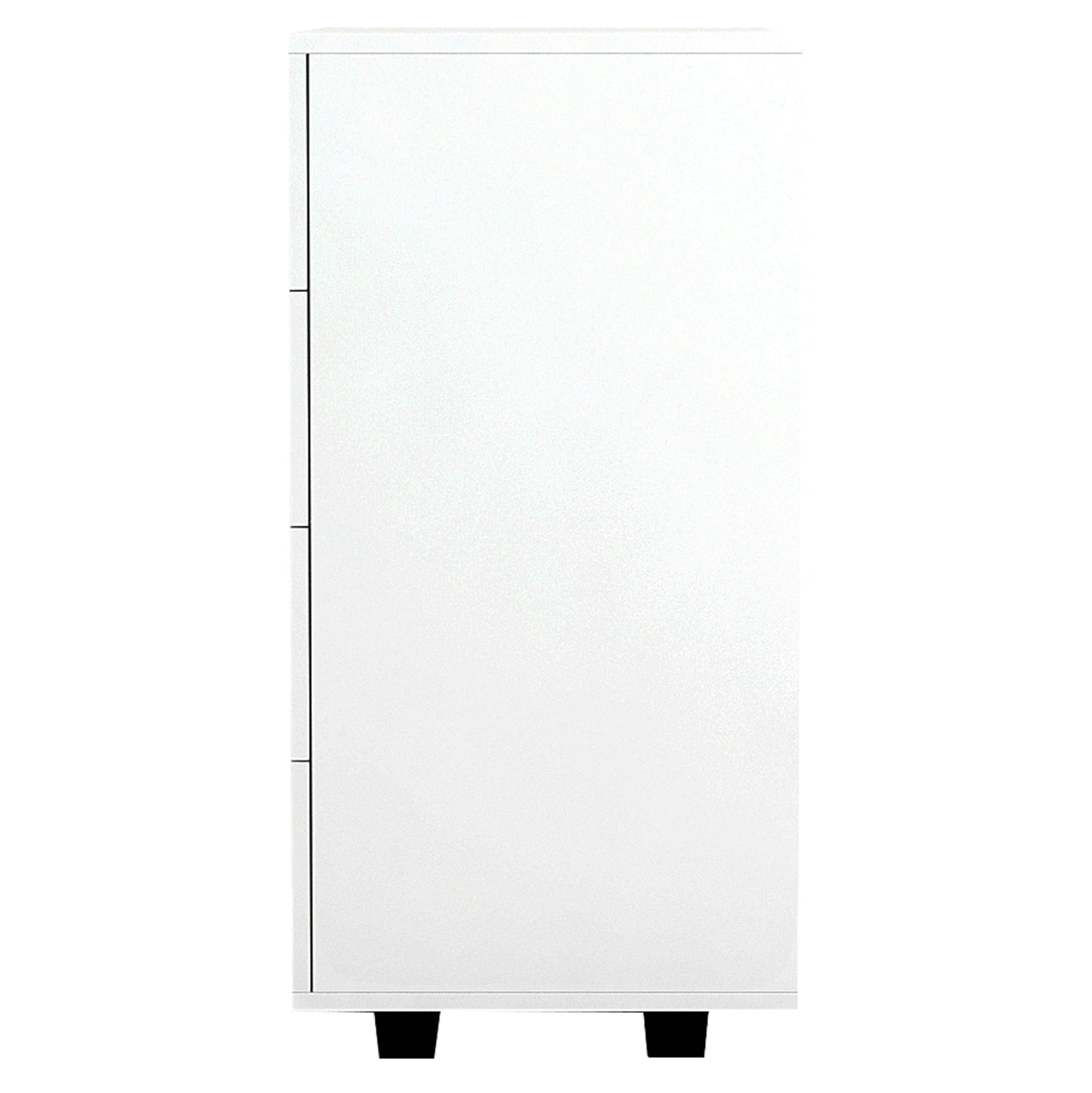 THORG MELAMINE CHEST OF DRAWERS WITH 4 DRAWERS WHITE 80x40x83