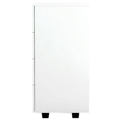 THORG MELAMINE CHEST OF DRAWERS WITH 4 DRAWERS WHITE 80x40x83