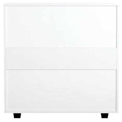 THORG MELAMINE CHEST OF DRAWERS WITH 4 DRAWERS WHITE 80x40x83