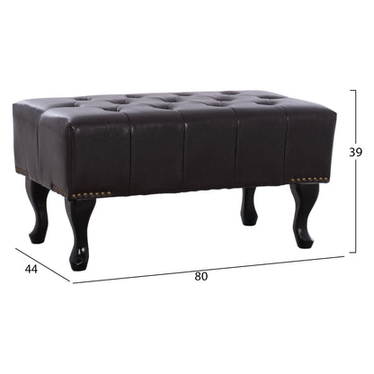 ΤΑΜΠΟΥΡΕ ΥΠΟΠΟΔΙΟ T. CHESTERFIELD EMMA PU ΣΚ. ΚΑΦΕ 80x44x39