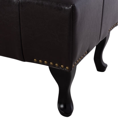 ΤΑΜΠΟΥΡΕ ΥΠΟΠΟΔΙΟ T. CHESTERFIELD EMMA PU ΣΚ. ΚΑΦΕ 80x44x39