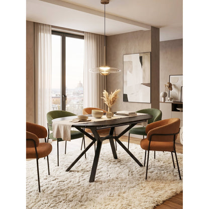 Τραπέζι Hemlock Επεκτεινόμενο 130x80x75