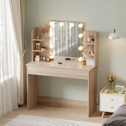 ΤΟΥΑΛΕΤΑ ΜΕ ΦΩΤΙΣΜΟ LED ΡΑΦΙΑ ΣΥΡΤΑΡΙΑ LAURYN SONAMA 108x40x140