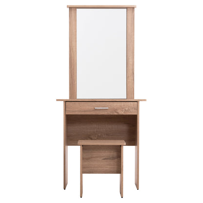 ΤΟΥΑΛΕΤΑ ΜΕ ΚΑΘΡΕΠΤΗ & ΣΚΑΜΠΟ CRYSTEL ΜΕΛΑΜΙΝΗ SONAMA OAK 74x39x155
