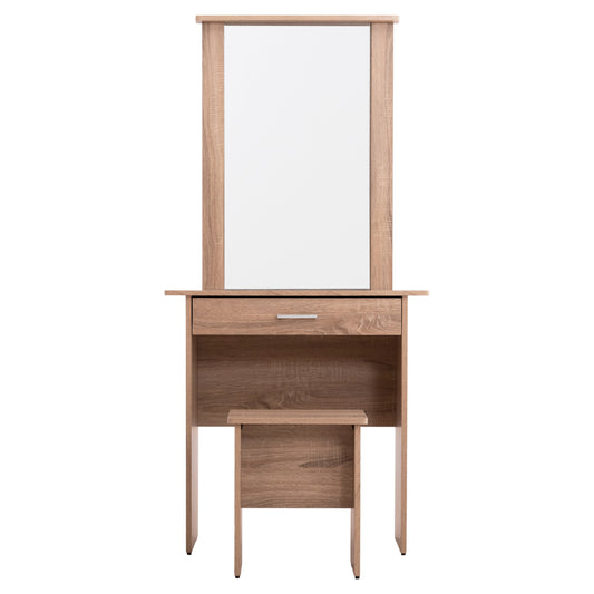 ΤΟΥΑΛΕΤΑ ΜΕ ΚΑΘΡΕΠΤΗ & ΣΚΑΜΠΟ CRYSTEL ΜΕΛΑΜΙΝΗ SONAMA OAK 74x39x155