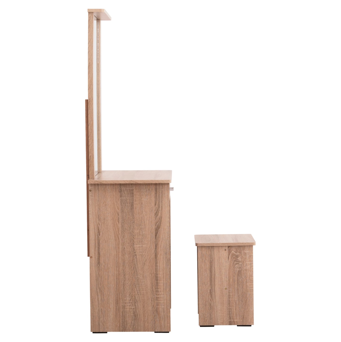 ΤΟΥΑΛΕΤΑ ΜΕ ΚΑΘΡΕΠΤΗ & ΣΚΑΜΠΟ CRYSTEL ΜΕΛΑΜΙΝΗ SONAMA OAK 74x39x155