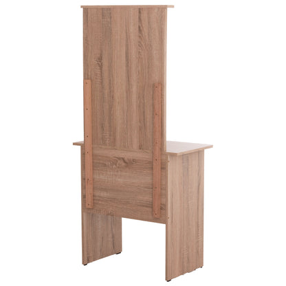 ΤΟΥΑΛΕΤΑ ΜΕ ΚΑΘΡΕΠΤΗ & ΣΚΑΜΠΟ CRYSTEL ΜΕΛΑΜΙΝΗ SONAMA OAK 74x39x155