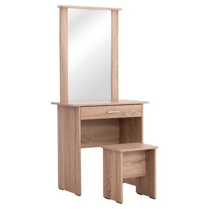 ΤΟΥΑΛΕΤΑ ΜΕ ΚΑΘΡΕΠΤΗ & ΣΚΑΜΠΟ CRYSTEL ΜΕΛΑΜΙΝΗ SONAMA OAK 74x39x155