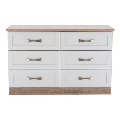 MILANI DRESSING TABLE WITH 6 DRAWERS SONAMA WHITE 120x40x76