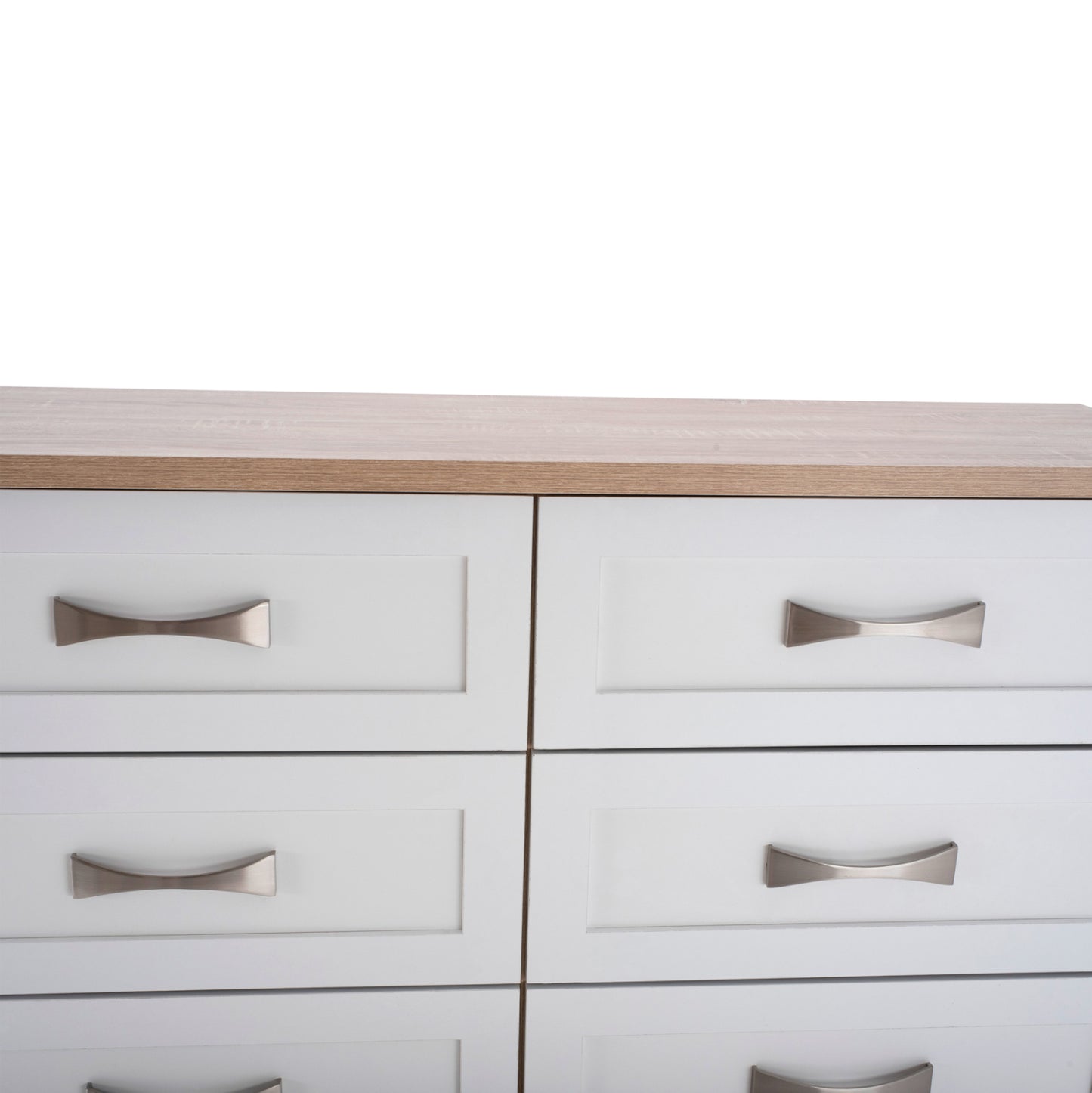 MILANI DRESSING TABLE WITH 6 DRAWERS SONAMA WHITE 120x40x76