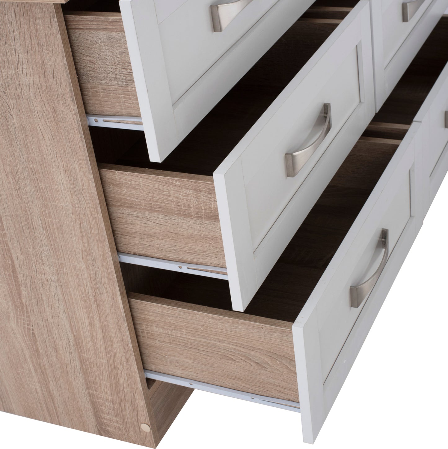 MILANI DRESSING TABLE WITH 6 DRAWERS SONAMA WHITE 120x40x76