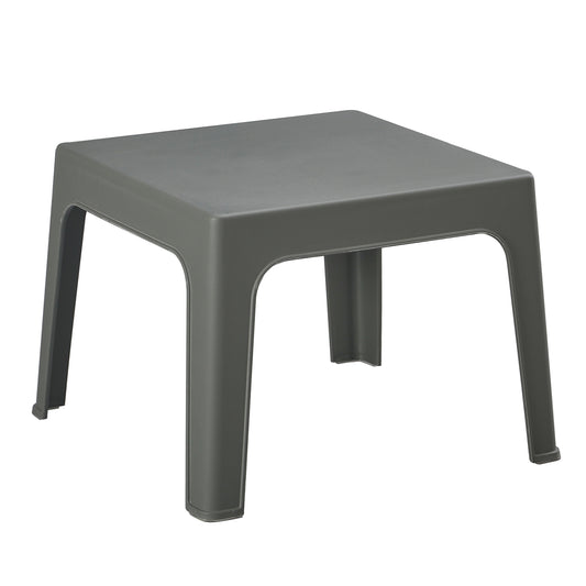 SQUARE COFFEE TABLE SLEEK POLYPROPYLENE IN DARK OLIVE 56x56x40