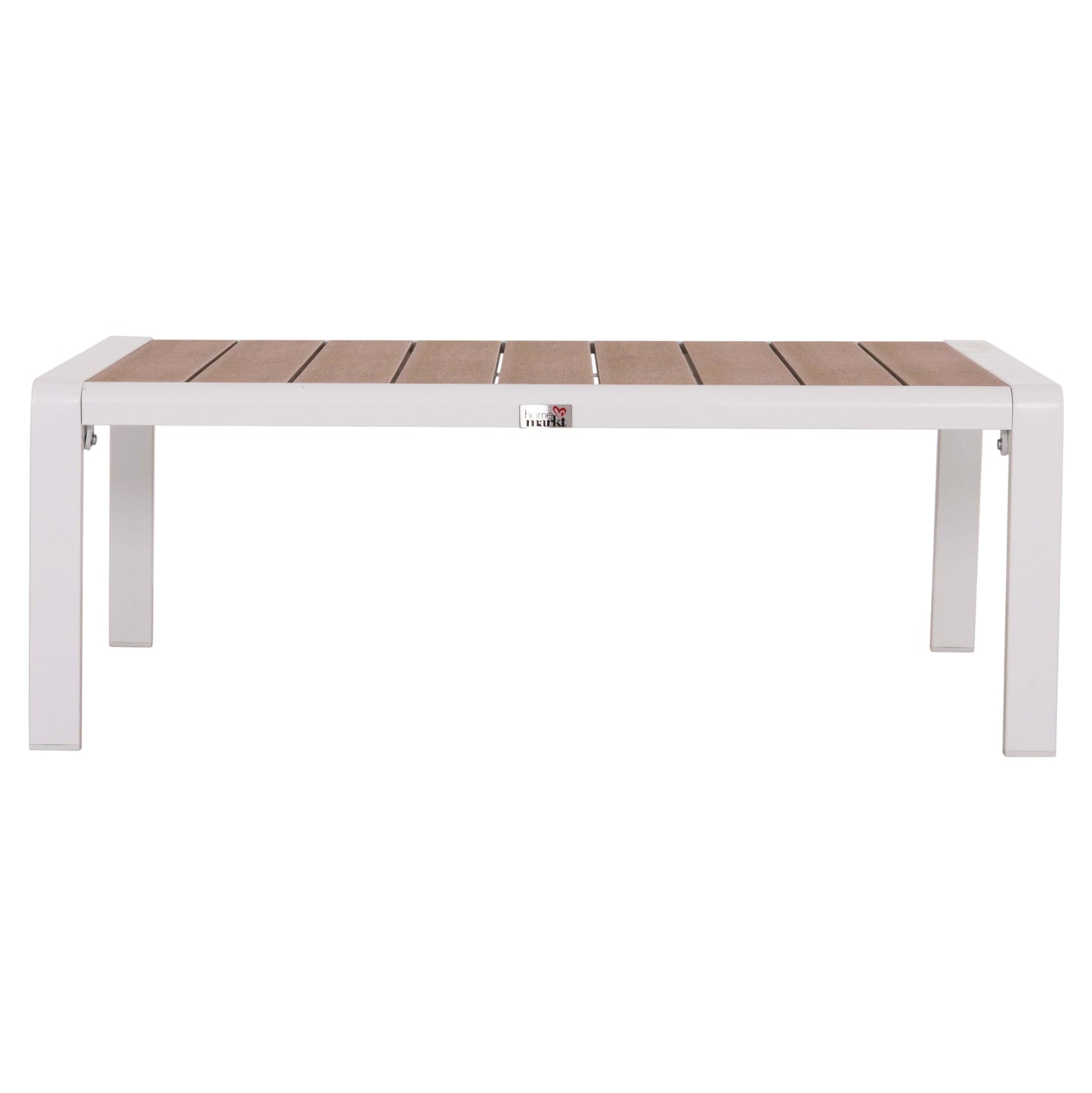 ΤΡΑΠΕΖΑΚΙ ΞΑΠΛΩΣΤΡΑΣ BENTRY ΑΛΟΥΜΙΝΙΟ ΛΕΥΚΟ POLYWOOD 100x56x35