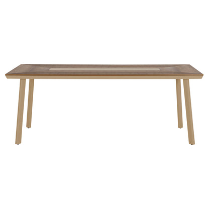 ΤΡΑΠΕΖΙ ΑΛΟΥΜΙΝΙΟΥ TABER ΚΑΠΟΥΤΣΙΝΟ ΜΕ POLYWOOD TOP 200x100x75