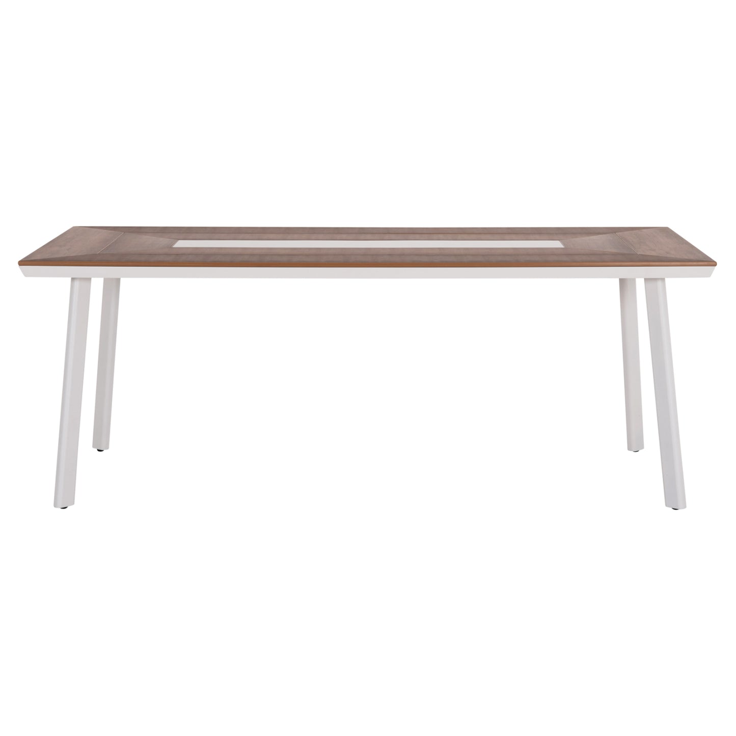 ΤΡΑΠΕΖΙ ΑΛΟΥΜΙΝΙΟΥ TABER ΛΕΥΚΟ ΜΕ POLYWOOD TOP 200x100x75