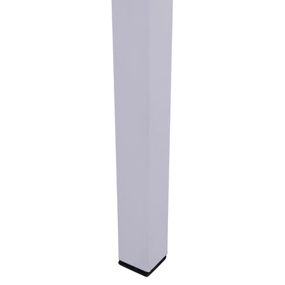 ΤΡΑΠΕΖΙ ΑΛΟΥΜΙΝΙΟΥ QIANA ΛΕΥΚΟ 45x45x45,5