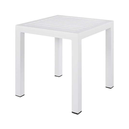 ΤΡΑΠΕΖΙ ΑΛΟΥΜΙΝΙΟΥ QIANA ΛΕΥΚΟ 45x45x45,5