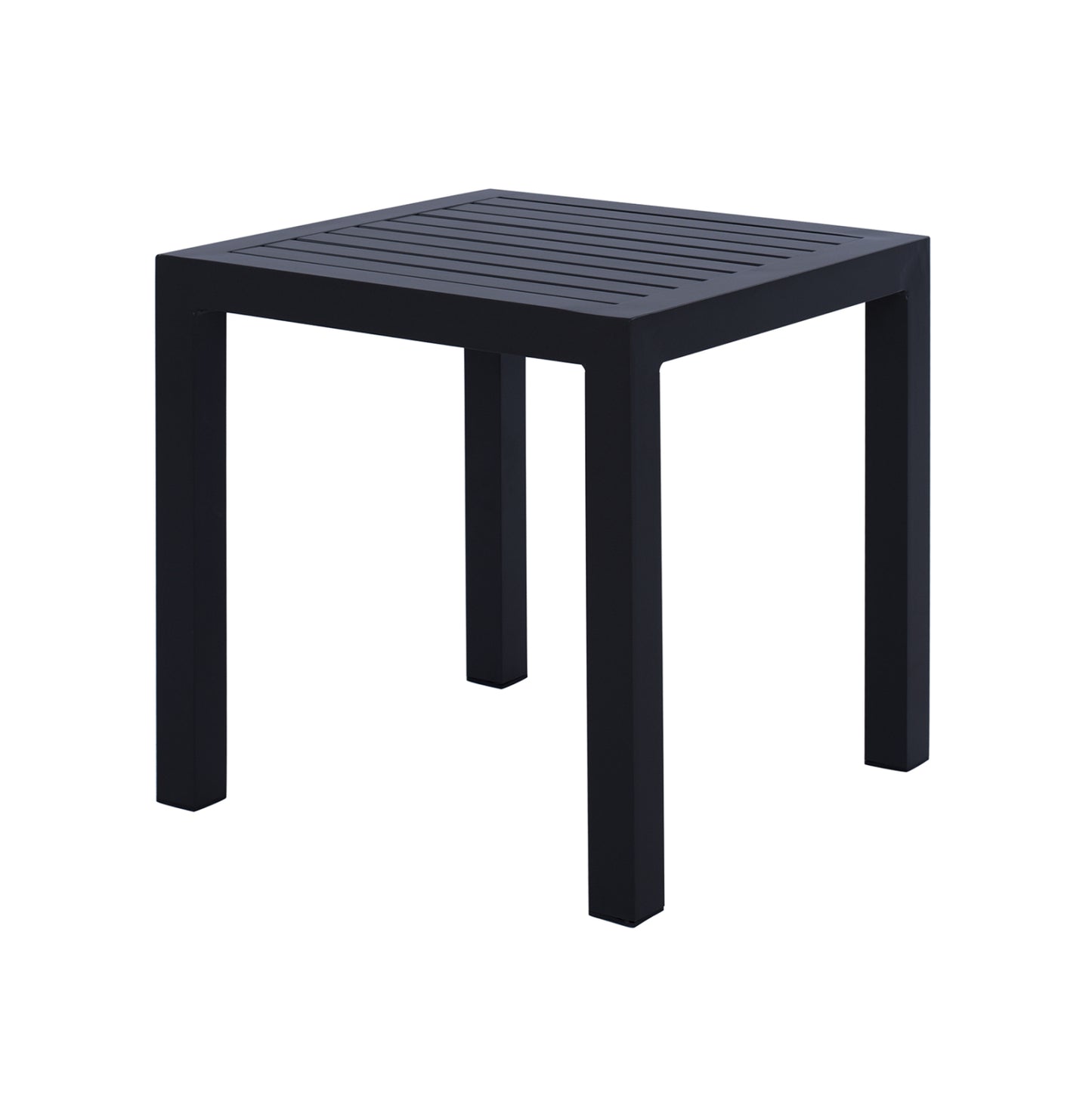 ΤΡΑΠΕΖΙ ΑΛΟΥΜΙΝΙΟΥ QIANA ΓΚΡΙ 45x45x45,5