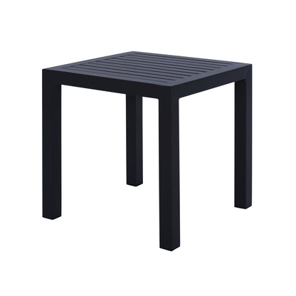 ΤΡΑΠΕΖΙ ΑΛΟΥΜΙΝΙΟΥ QIANA ΓΚΡΙ 45x45x45,5
