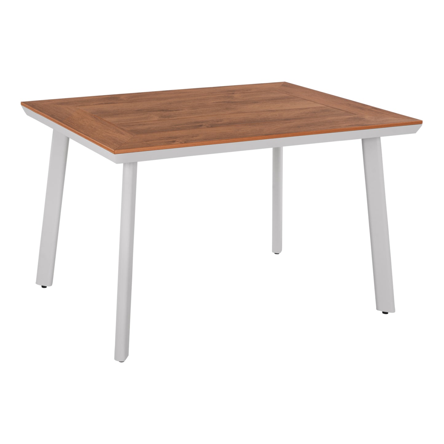 ΤΡΑΠΕΖΙ ΑΛΟΥΜΙΝΙΟΥ TABER ΛΕΥΚΟ ΜΕ ΕΠΙΦΑΝΕΙΑ POLYWOOD 120x80x72,5
