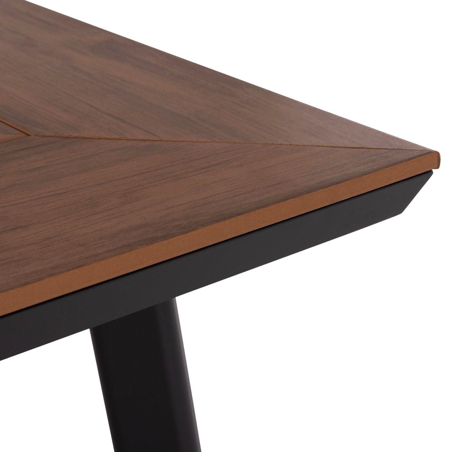 ALUMINUM TABLE TABER WITH POLYWOOD GREY 200x100cm