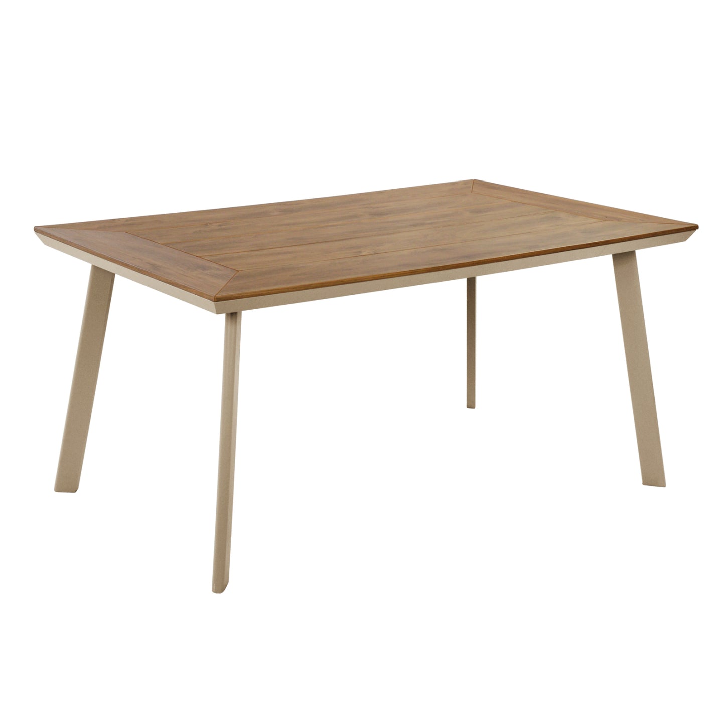 ΤΡΑΠΕΖΙ ΑΛΟΥΜΙΝΙΟΥ ΜΕ POLYWOOD TABER ΚΑΠΟΥΤΣΙΝΟ 160x92x72