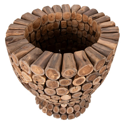 BAR TABLE ROUND LEEROY TEAK WOOD PIECES Φ900x103