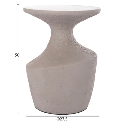 ΤΡΑΠΕΖΙ ΒΟΗΘΗΤΙΚΟ REBON FIBER CEMENT ΣΕ ΓΚΡΙ Φ27.5x50