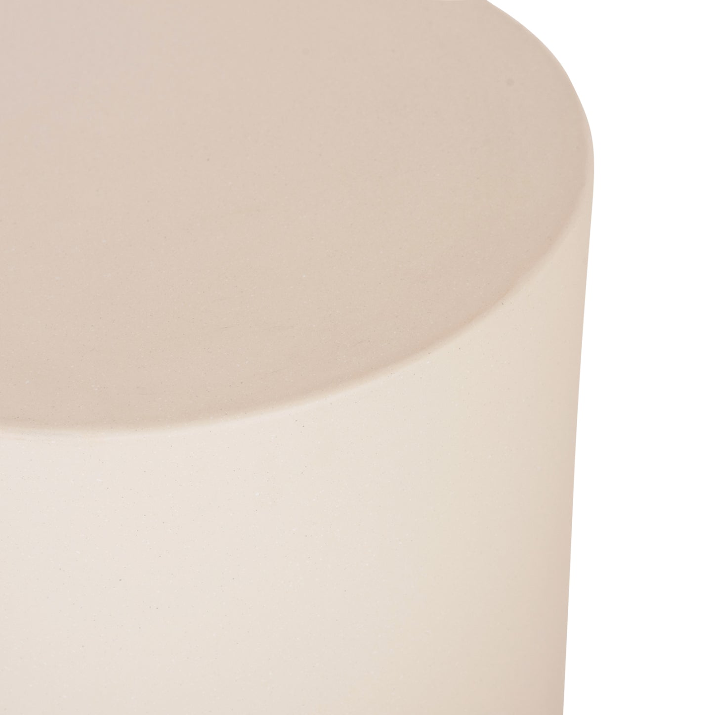 ΤΡΑΠΕΖΙ ΒΟΗΘΗΤΙΚΟ FIBER CEMENT ΣΤΡΟΓΓΥΛΟ KYOKO ΜΠΕΖ Φ40x43