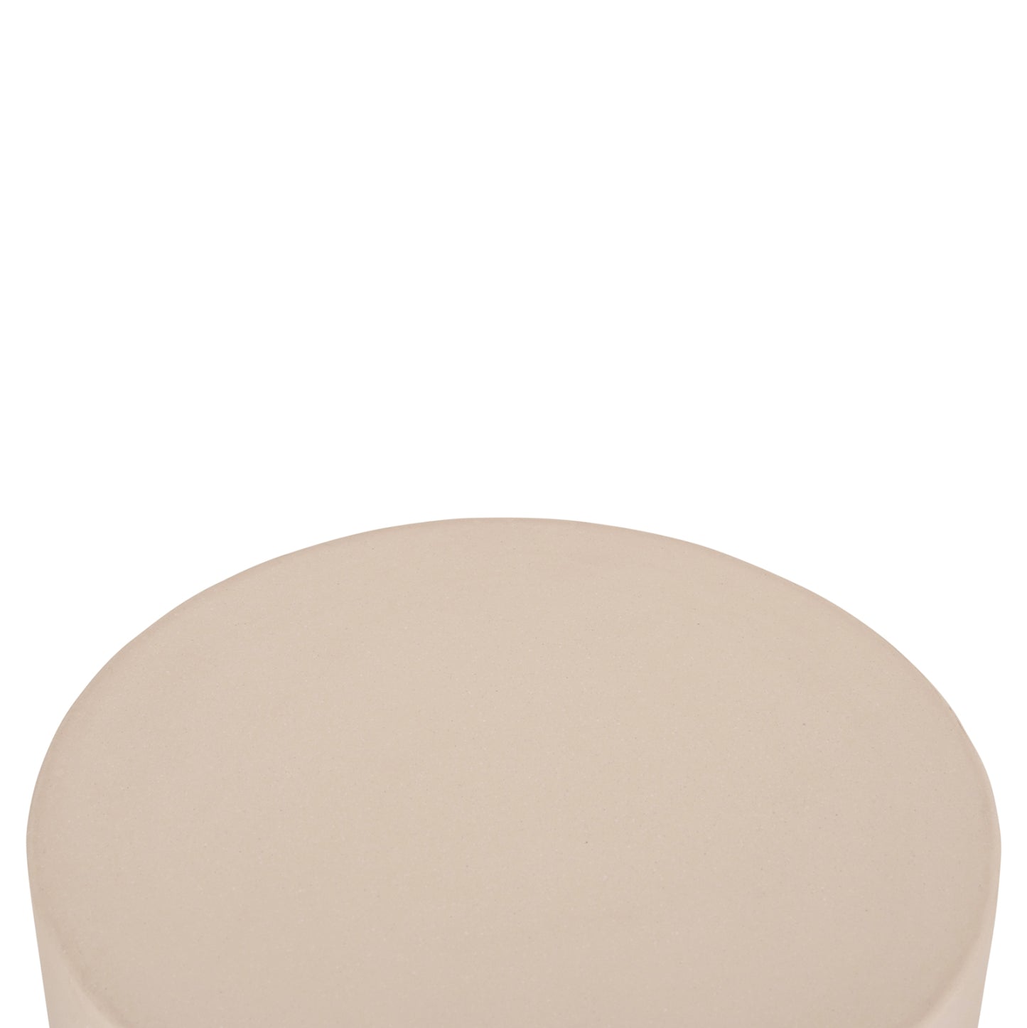 ΤΡΑΠΕΖΙ ΒΟΗΘΗΤΙΚΟ FIBER CEMENT ΣΤΡΟΓΓΥΛΟ KYOKO ΜΠΕΖ Φ40x43