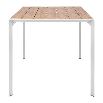 ΤΡΑΠΕΖΙ ΕΞΩΤ. ΧΩΡΟΥ GOYA ΑΛΟΥΜΙΝΙΟ ΛΕΥΚΟ & POLYWOOD 160x80x75