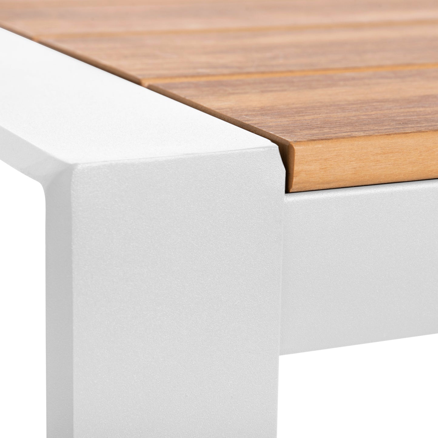 ΤΡΑΠΕΖΙ ΕΞΩΤ. ΧΩΡΟΥ GOYA ΑΛΟΥΜΙΝΙΟ ΛΕΥΚΟ & POLYWOOD 160x80x75