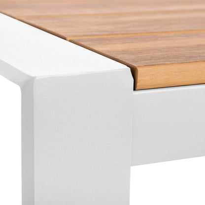 ΤΡΑΠΕΖΙ ΕΞΩΤ. ΧΩΡΟΥ GOYA ΑΛΟΥΜΙΝΙΟ ΛΕΥΚΟ & POLYWOOD 160x80x75