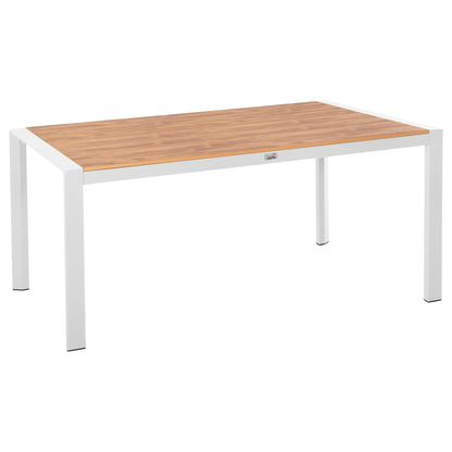 ΤΡΑΠΕΖΙ ΕΞΩΤ. ΧΩΡΟΥ GOYA ΑΛΟΥΜΙΝΙΟ ΛΕΥΚΟ & POLYWOOD 160x80x75