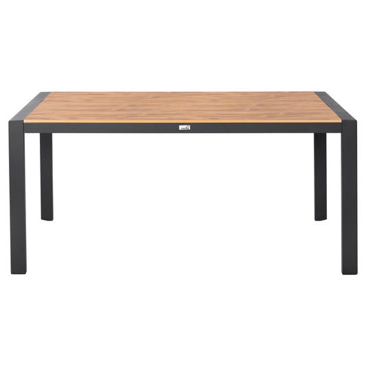 GOYA OUTDOOR TABLE ANTHRACITE ALUMINUM & POLYWOOD 160x80x75