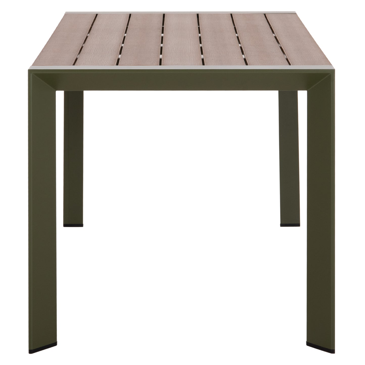 ΤΡΑΠΕΖΙ ΕΞΩΤ. ΧΩΡΟΥ GOYA ΑΛΟΥΜΙΝΙΟ ΣE OLIVE GREEN & POLYWOOD 160x80x75
