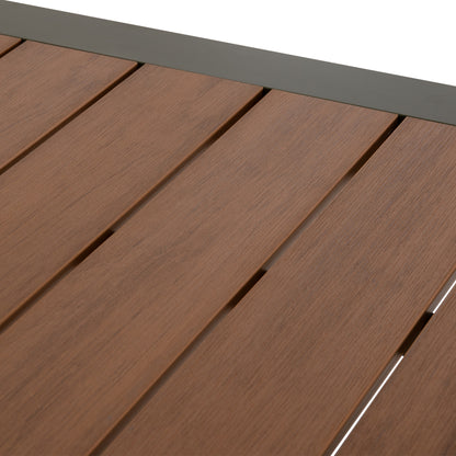 ΤΡΑΠΕΖΙ ΕΞΩΤ. ΧΩΡΟΥ GOYA ΑΛΟΥΜΙΝΙΟ ΣE OLIVE GREEN & POLYWOOD 160x80x75