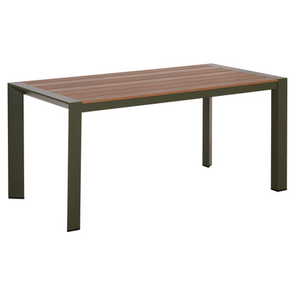 ΤΡΑΠΕΖΙ ΕΞΩΤ. ΧΩΡΟΥ GOYA ΑΛΟΥΜΙΝΙΟ ΣE OLIVE GREEN & POLYWOOD 160x80x75