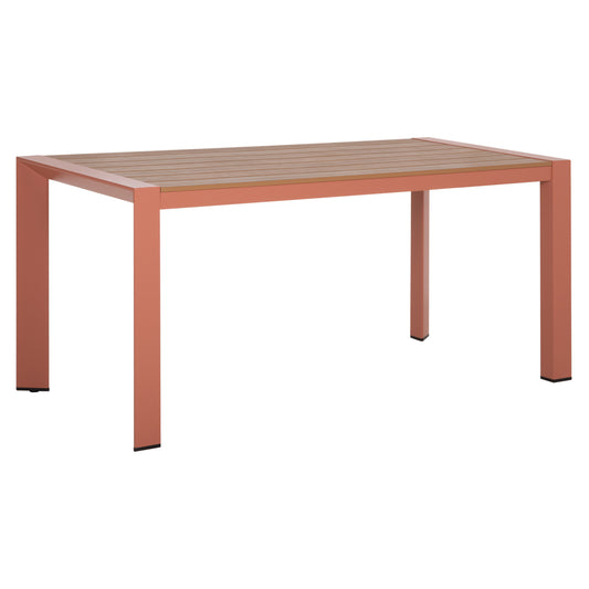 ΤΡΑΠΕΖΙ ΕΞΩΤ. ΧΩΡΟΥ GOYA ΑΛΟΥΜΙΝΙΟ ΣE TERRACOTTA & POLYWOOD 160x80x75