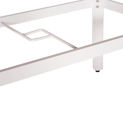 ΤΡΑΠΕΖΙ ΕΞΩΤ. ΧΩΡΟΥ TELAMO ΑΛΟΥΜΙΝΙΟ ΛΕΥΚΟ & POLYWOOD 160x90x73.5