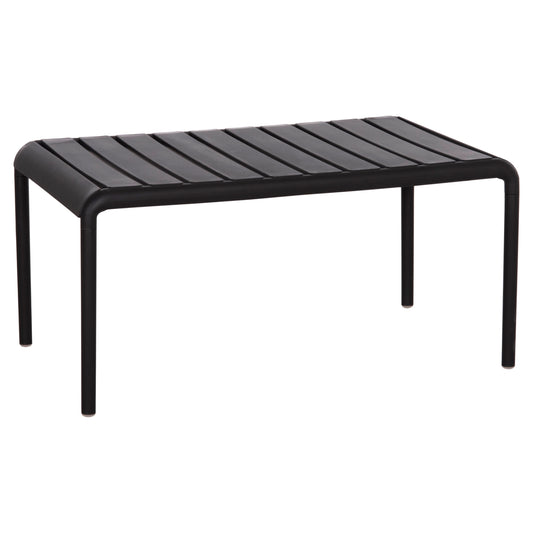 OUTDOOR COFFEE TABLE LOW KORVER POLYPROPYLENE BLACK 100x60x46