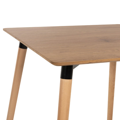 ΤΡΑΠΕΖΙ MINIMAL ΣΕ ΦΥΣΙΚΟ ΧΡΩΜΑ MDF ΠΟΔΙΑ ΟΞΙΑ ΦΥΣΙΚΟ ΧΡΩΜΑ 80x80x74