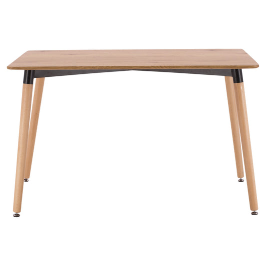 ΤΡΑΠΕΖΙ MINIMAL ΦΥΣΙΚΟ ΞΥΛΙΝΑ ΠΟΔΙΑ ΟΞΙΑ 120x80x73
